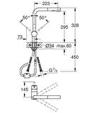 Grohe Minta Tek Kumandalı Eviye Bataryası 30274000