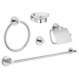 Grohe Essentials 5'li Banyo Aksesuar Seti Krom - 40344001