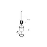 Grohe Essentials Authentic Tuvalet Fırçası Seti - 40658001