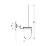 Grohe Essentials Authentic Tuvalet Fırçası Seti - 40658001