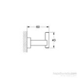 Grohe Eurocube Bornoz Askısı Banyo Aksesuarı - 40511001