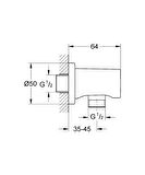 Grohe Rainshower® Su Çıkış Dirseği - 27057GL0