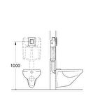 Grohe Gömme Rezervuar Kumanda Paneli ABS Br.Hard Grap. - 38732AL0