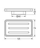 Grohe Selection Cube Sabunluk - 40806000