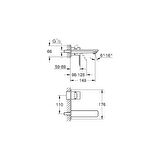 Grohe Lineare New İki Delikli Lavabo Bataryası - 19409001