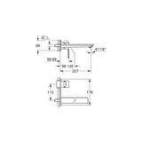 Grohe Lineare New İki Delikli Lavabo Bataryası - 23444001