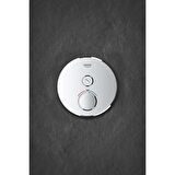 Grohe Grohtherm Smartcontrol 29118000 Gümüş Banyo Bataryası