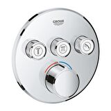 Grohe Grohtherm Smartcontrol 29146000 Gümüş Banyo Bataryası