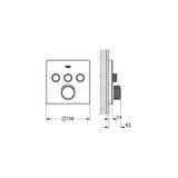 Grohe Grohtherm Smartcontrol 29157LS0 Gümüş Banyo Bataryası