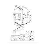 Grohe Euphoria System 310 Duvara Monte Termostatik Bataryalı Duş Sistemi - 26075DL0