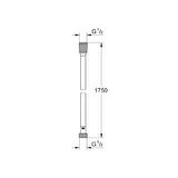 Grohe Relexa Silverfleks Spiral Hortum 175 cm - 28388GL0