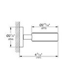 Grohe Sabunluk ve Diş Fırçalık Tut. Essentials Hard Grap-40369A01