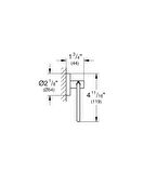 Grohe Tuvalet Kağıtlık Essentials Br. Cool Sunrise - 40689GN1