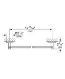 Grohe Uzun Havluluk 45 cm Essentials Br. Warm Sunset - 40688DL1