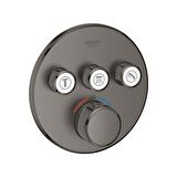 GROHTHERM SMARTCONTROL ÜÇ VALFLİ AKIŞ KONTROLLÜ, ANKASTRE TERMOSTATİK DUŞ BATARYASI 29121AL0