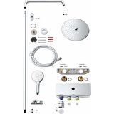 Grohe Euphoria SmartControl System 260 Mono Duvara Monte Termostatik Bataryalı Duş Sistemi - 26509000