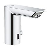 Grohe Bau Cosmo. E Fotoselli, Çift Su Girişli Lavabo Musluğu Pilli-36451000