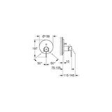 Grohe Plus 24060003 Gümüş Banyo Bataryası
