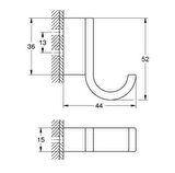 Grohe Selection Tekli Havlu Askısı - 41039GN0