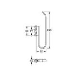 Grohe Selection Yedek Tuvalet Kağıdı Tutacağı (Çift Rulo İçin) - 41067000