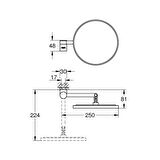 Grohe Selection Makyaj Aynası - 41077Dc0