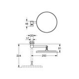 Grohe Selection Makyaj Aynası - 41077GL0