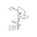Grohe Tempesta Cosmopolitan System 250 Cube Duvar Bağlantılı, Divertörlü Duş Sistemi - 26694000
