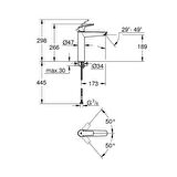 Grohe Eurosmart Tek Kumandalı Lavabo Bataryası Xl-Boyut - 23971003