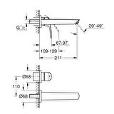 Grohe Eurosmart İki Delikli Lavabo Bataryası
M - Boyut - 29338003