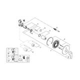 Grohe Grohe Eurosmart 33305003 Gümüş Banyo Bataryası