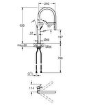 Grohe Essence Tek Kumandalı Eviye Bataryası - 30503KF0