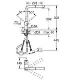 Grohe Minta Tek Kumandalı Spiralli Eviye Bataryası - 32168000