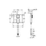 Grohe Wc 80 Mm İçin Gömme Rezervuar - 38863000