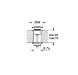 Grohe Lavabo Sifon Bas Aç Tapa Takımı - 65807000