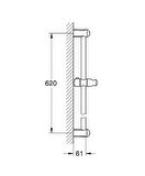 Grohe New Tempesta Duş Sürgüsü 600 mm - 27523000