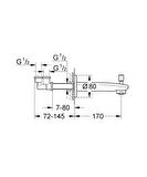 Grohe Eurostyle Cosmopolitan Yön Değiştiricili Çıkış Ucu - 13277002