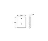 Grohe Fotoselli Pisuar Valf Kapağı Ank.Sistem Elektrikli 37321001