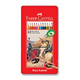 Faber-Castell Metal Kutu Boya Kalemi 12 Renk