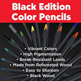 Faber Castell 116436 - Renkli kalemler Blackwood, Black Edition, 36'lı kutu