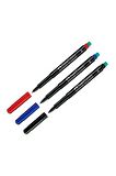 Faber Castell Multimark Permanent Asetat Kalemi 1.0(m) 3 Renk