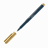 Faber Castell Jumbo Metalik Markör Kalem Altın - 2 adet