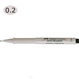 Faber-Castell Çizim Kalemi Ecco Pigment 0.2 MM Siyah 16 62 99
