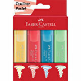 Faber-Castell Fosforlu Kalem 46 Pastel R 4'lü Karton