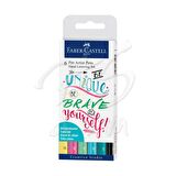 Faber Castell Pitt Artist Pen Kaligrafi Setleri 6lı Pastels Set
