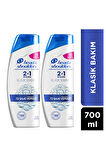 Head & Shoulders 2 in 1 72 Saat Kepeksiz Klasik Bakım Şampuanı 2 x 350 ML