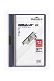 Durable Duraclip 30 Sayfalı Sıkıştırmalı Dosya Lacivert 2200-L   /