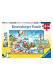 Ravensburger Yaşam 2x24 Parça Çocuk Puzzle