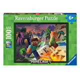 Ravensburger Çocuk Puzzle 100 Parça Minecraft 133338