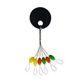 Crystal Renkli Kauçuk Stopper S (6'lı)