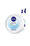 NIVEA Soft Nemlendirici Bakım Kremi 300 Ml X 4